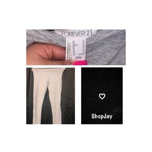 Grey high waisted leggings!